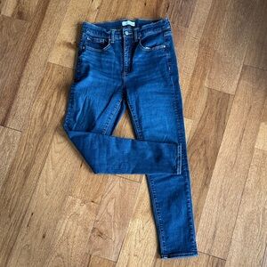 LOFT Dark Blue Skinny Jeans